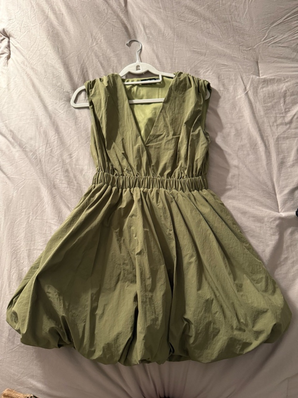PrettyLittleThing Olive Utility Shirt Dress